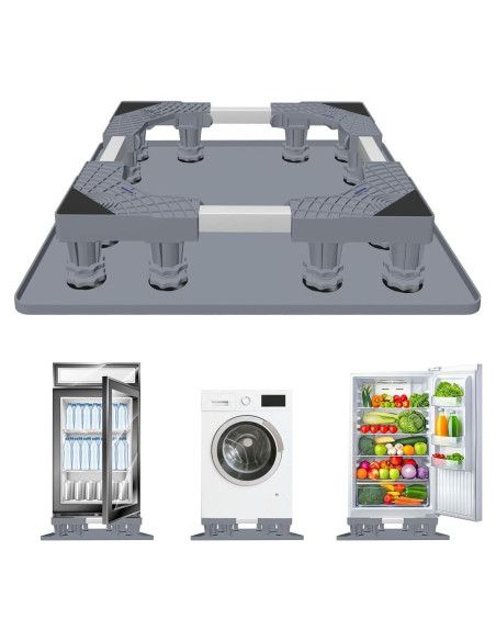 Soporte Ajustable para Mini Nevera KUPAO con Bandeja de Silicona