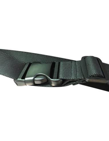 Correa de Equipaje Ajustable Monochef 2 Pcs Negra TSA