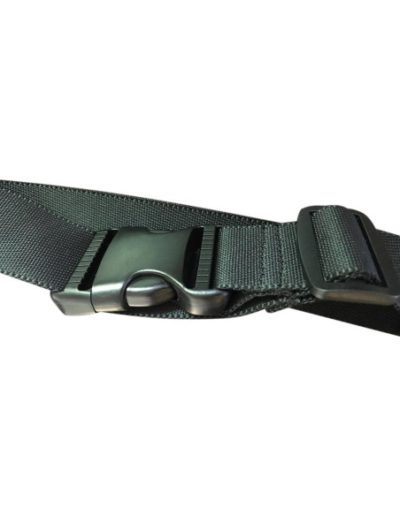 Correa de Equipaje Ajustable Monochef 2 Pcs Negra TSA