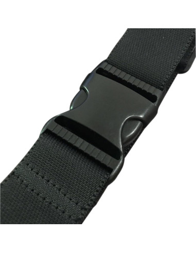 Correa de Equipaje Ajustable Monochef 2 Pcs Negra TSA