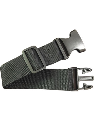 Correa de Equipaje Ajustable Monochef 2 Pcs Negra TSA