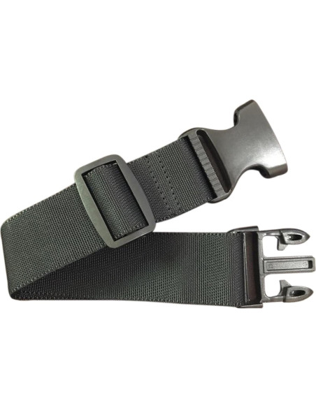 Correa de Equipaje Ajustable Monochef 2 Pcs Negra TSA