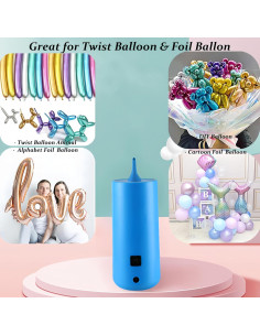 Bomba de Aire Eléctrica AJU JIAJIA HF-628 para Globos Largos 2