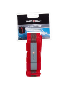 Correa de Equipaje Ajustable SwissGear WJ6188 - Rojo, 182.88 cm