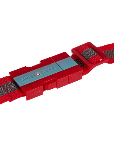 Correa de Equipaje Ajustable SwissGear WJ6188 - Rojo, 182.88 cm