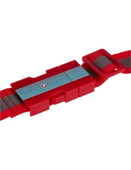 Correa de Equipaje Ajustable SwissGear WJ6188 - Rojo, 182.88 cm