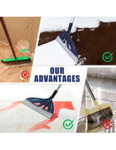 Escoba Mágica BURFERLY de Silicona y Aluminio, 76.2-190.5 cm 2