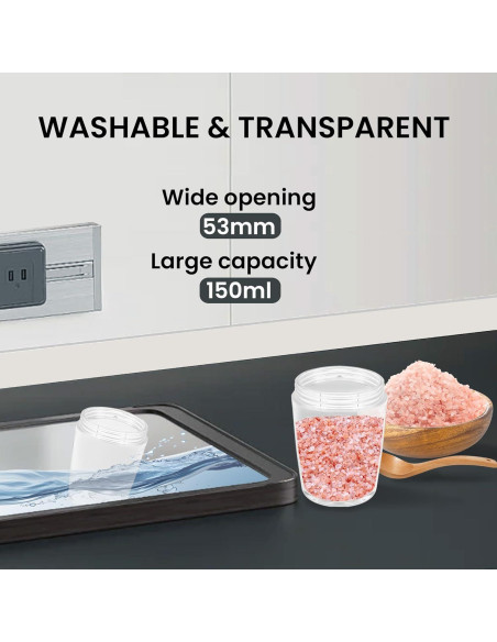 Juego de Molinillos Automáticos de Sal y Pimienta BELRIGO 2 Pcs