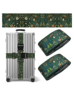 Correa de Equipaje Ajustable POLEUVETLT Verde Salvia 181 kg