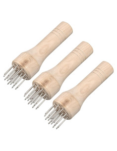 Aplanador de Carne uxcell de Acero Inoxidable 3 Piezas