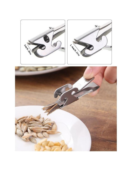 Paquete de 2 Peladores de Melón NentMent de Acero Inoxidable Paquete de 2 Peladores de Melón NentMent de Acero Inoxidable