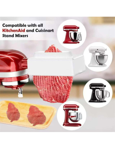 Ablandador de Carne KitchenAid Blanco - Accesorio Mezclador