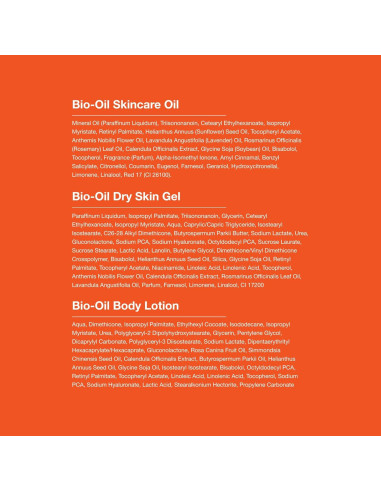 Set de Cuidado de la Piel Bio-Oil 3 Piezas Hidratantes
