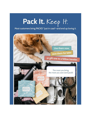 Bolsas de Envío PACKD Prepagadas y Preetiquetadas - 3 Piezas 38x48cm