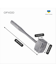 Mazo de Cocina Ablandador de Carne BBQ Aluminio 170g 2