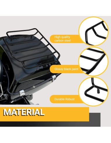 Rack de Equipaje Sresk HD055501-02 para Harley Touring 1984-2024