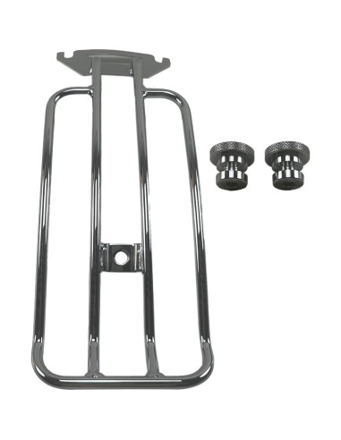 Soporte de Equipaje WLZW Cromo para Motocicleta Harley 1997-2024