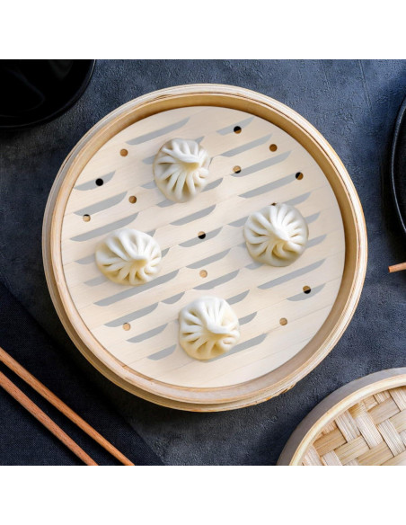 100 Forros de Vapor de Bambú AUUTI 25.4 cm Antiadherentes