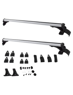 Barra Transversal de Techo LABLT 120cm Aluminio 330lb Universal