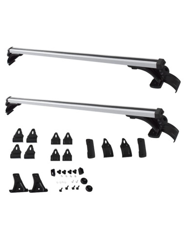 Barra Transversal de Techo LABLT 120cm Aluminio 330lb Universal