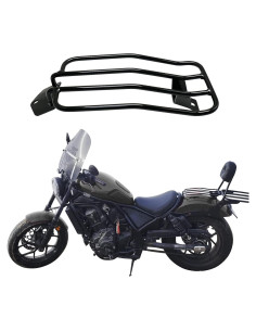 Portaequipajes Trasero Negro JUNJUMOTO para Rebel 1100 2021-2023