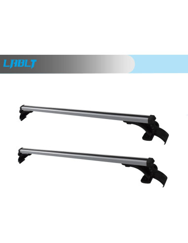 Barra Transversal de Techo LABLT 120cm Aluminio 330lb Universal