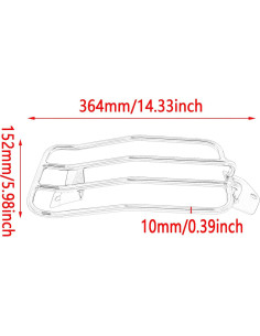 Portaequipajes Trasero Negro JUNJUMOTO para Rebel 1100 2021-2023 2