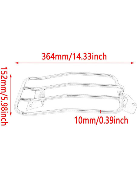 Portaequipajes Trasero Negro JUNJUMOTO para Rebel 1100 2021-2023