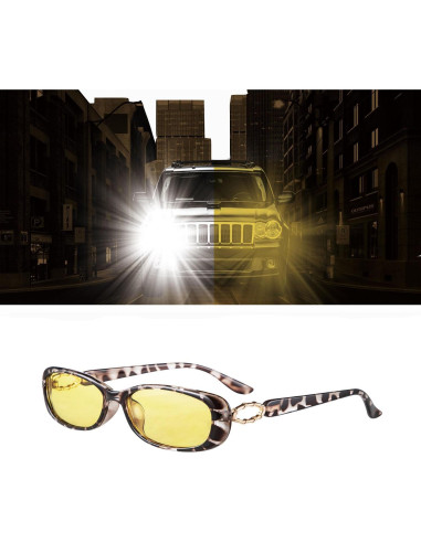 Gafas de Conducir Nocturno Polarizadas Leopardo
