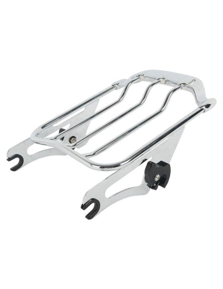 Soporte de Equipaje Desmontable XFMT Cromado para Harley Touring 2009-2024