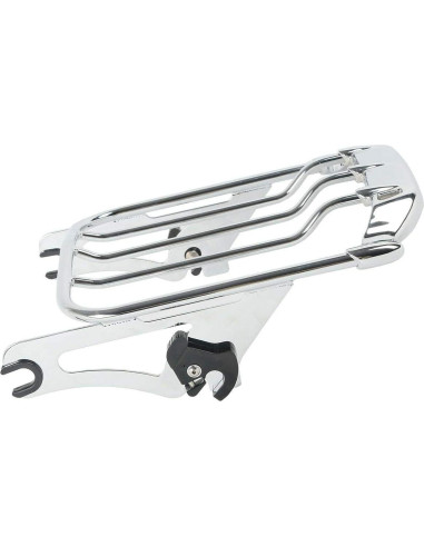 Soporte de Equipaje Desmontable XFMT Cromado para Harley Touring 2009-2024