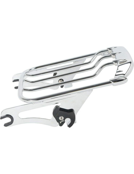 Soporte de Equipaje Desmontable XFMT Cromado para Harley Touring 2009-2024
