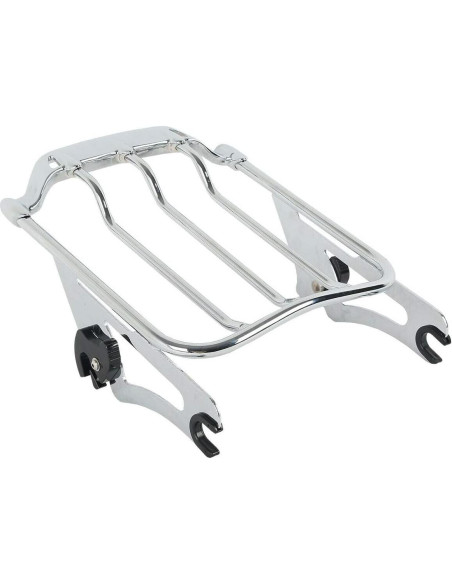 Soporte de Equipaje Desmontable XFMT Cromado para Harley Touring 2009-2024