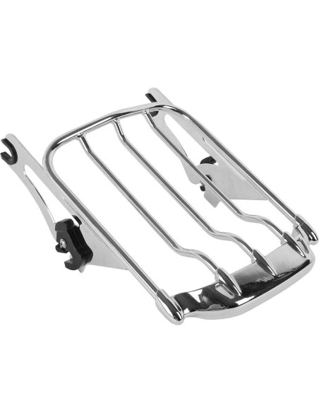Soporte de Equipaje Desmontable XFMT Cromado para Harley Touring 2009-2024