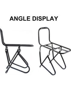 Portaequipajes Frontal de Bicicleta INLETTER 15kg Negro 2