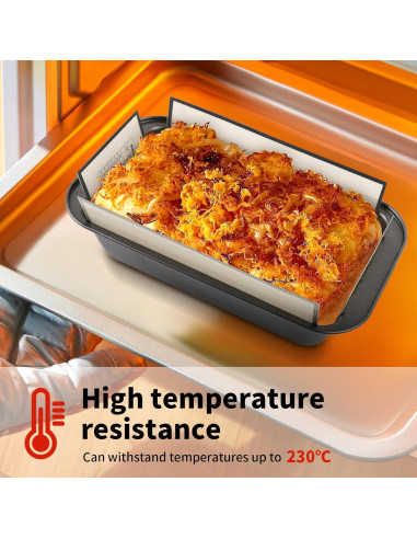 Forro de Silicona para Pan Cabipeove 2 Pcs Antiadherente 35.56x25.4 cm