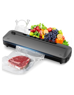 Sellador al vacío LKKNC 75Kpa con temporizador digital 6 en 1