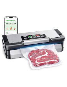 Selladora al Vacío Beelicious Pro 130W Acero Inoxidable 10-en-1