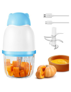 Procesador de Alimentos Inalámbrico SF SUNFUNY 350ml 6 Cuchillas