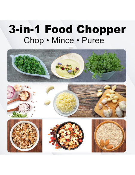 Picador de Verduras Eléctrico INDCAN 2L con Cuchillas de Acero Picador de Verduras Eléctrico INDCAN 2L con Cuchillas de Acero