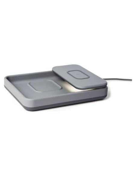 Cargador Inalámbrico Rápido TYLT Tray Pivot 15W Gris