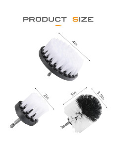 Juego de cepillos de limpieza para coche SCUARI 6 piezas 2