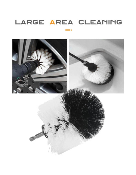 Juego de cepillos de limpieza para coche SCUARI 6 piezas