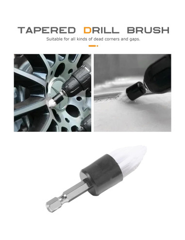 Juego de cepillos de limpieza para coche SCUARI 6 piezas