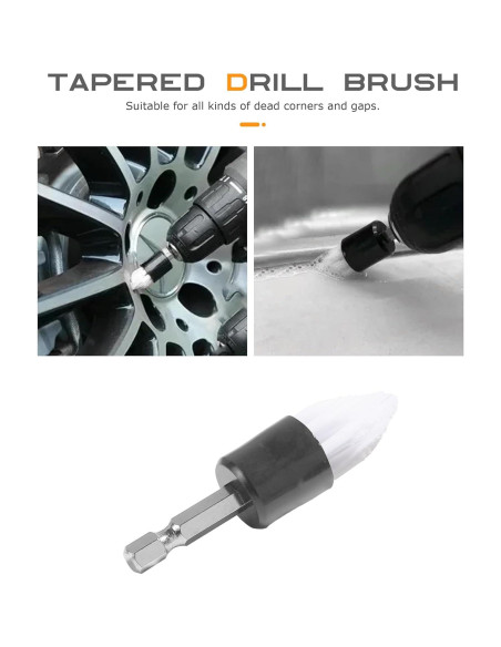 Juego de cepillos de limpieza para coche SCUARI 6 piezas