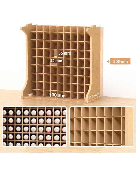 Estante de Pintura Bucasso GK12 - Soporta 72 Botellas