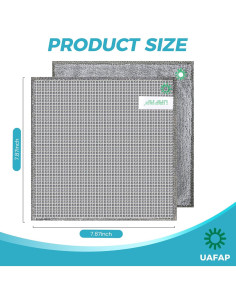 Paños de Cocina UAFAP 12 Pcs Doble Capa 20x20cm Sin Rayones 2