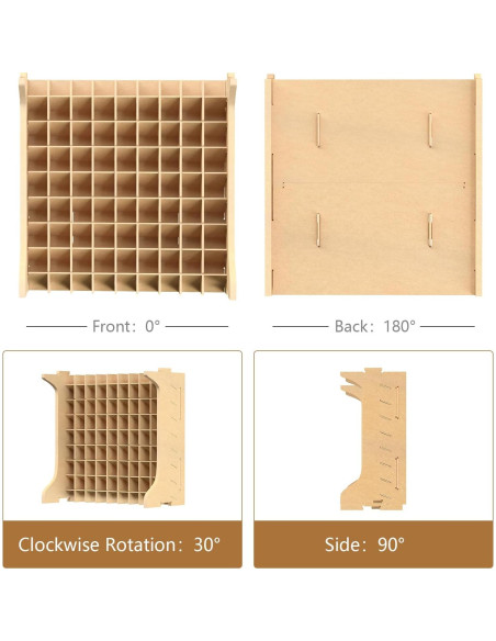 Estante de Pintura Bucasso GK12 - Soporta 72 Botellas