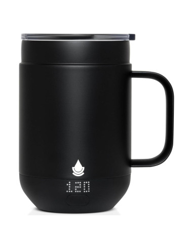 Taza autocalentable Ciups 0.47 L con control LED y batería