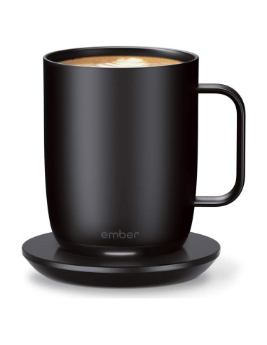 Taza Inteligente Ember Control de Temperatura 414 ml Negra - App y Sueño Automático